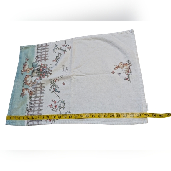 KayDee Designs Happy Spring Bunny Rabbit Floral Kitchen Dish Towels Easter - Picture 3 of 6
